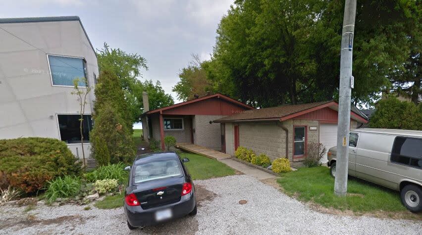 A view of the property at 11636 Riverside Dr. East in Windsor, where Karen and Wayne Fraser are hoping to license a fully accessible short-term rental home.