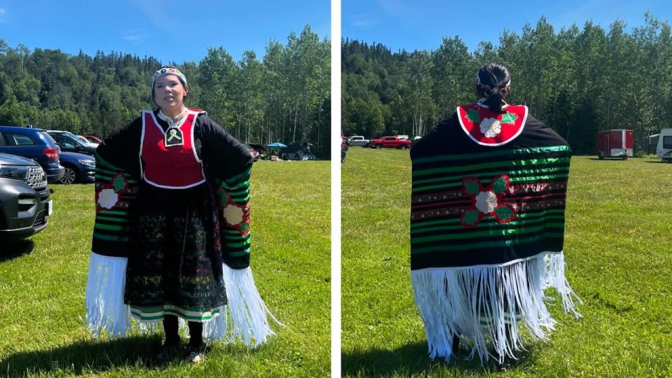 Sharlee Achneepineskum says dancing in powwows means praying for the people around her. The Grade 10 student's regalia was stolen after someone broke into her family's vehicle the morning of Aug. 24.