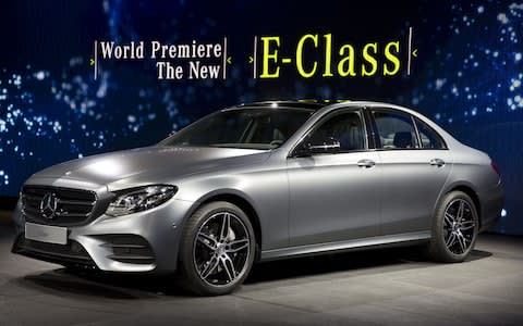 Mercedes E-Class launched in 2016 - Credit: Daniel Acker/Bloomberg News