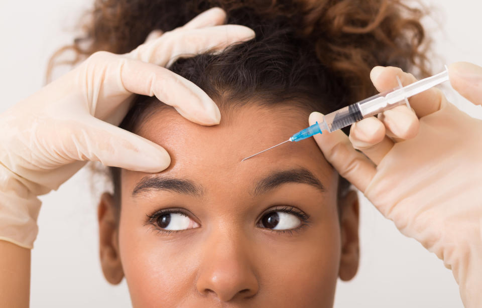 Dermatologists say that any elective cosmetic procedures, such as Botox or fillers, should wait until stay-at-home orders are completely lifted for the safety of all involved.    (Photo: Prostock-Studio via Getty Images)