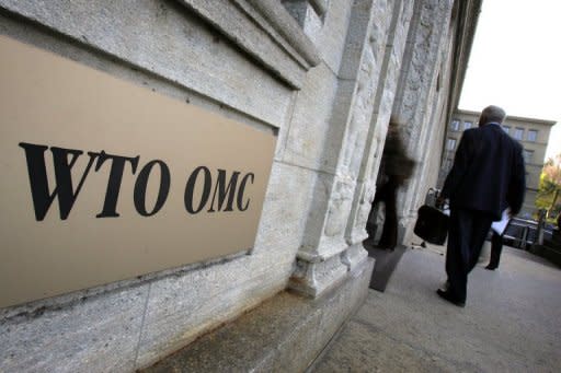 The World Trade Organisation (WTO) headquarters in Geneva. The US has filed WTO complaints over Chinese duties on imported American cars and Beijing's export controls on rare earths -- lucrative minerals widely used in the making of high-tech products including the iPad