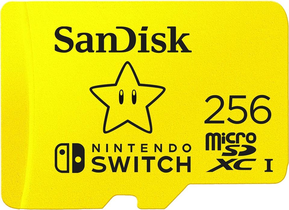 SanDisk 256GB MicroSDXC UHS-I memoria Nintendo Switch. (Foto: Amazon)