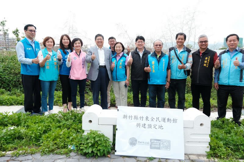 ▲新竹縣竹東全民運動館預計館3年後完工，將滿足溪南地區民眾運動需求。（圖／新竹縣政府提供）