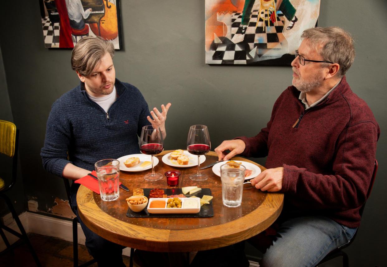 <span>James (left) and Gareth. All photographs: Andrew Fox/The Guardian</span><span>Photograph: Andrew Fox/The Guardian</span>