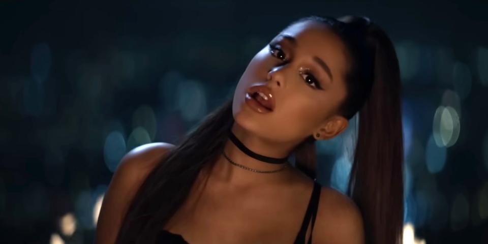 Ariana Grande break up with your girlfriend i'm bored music video