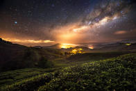 <p>A view of the Milky Way in Malaysia. (Photo: Grey Chow/Caters News) </p>