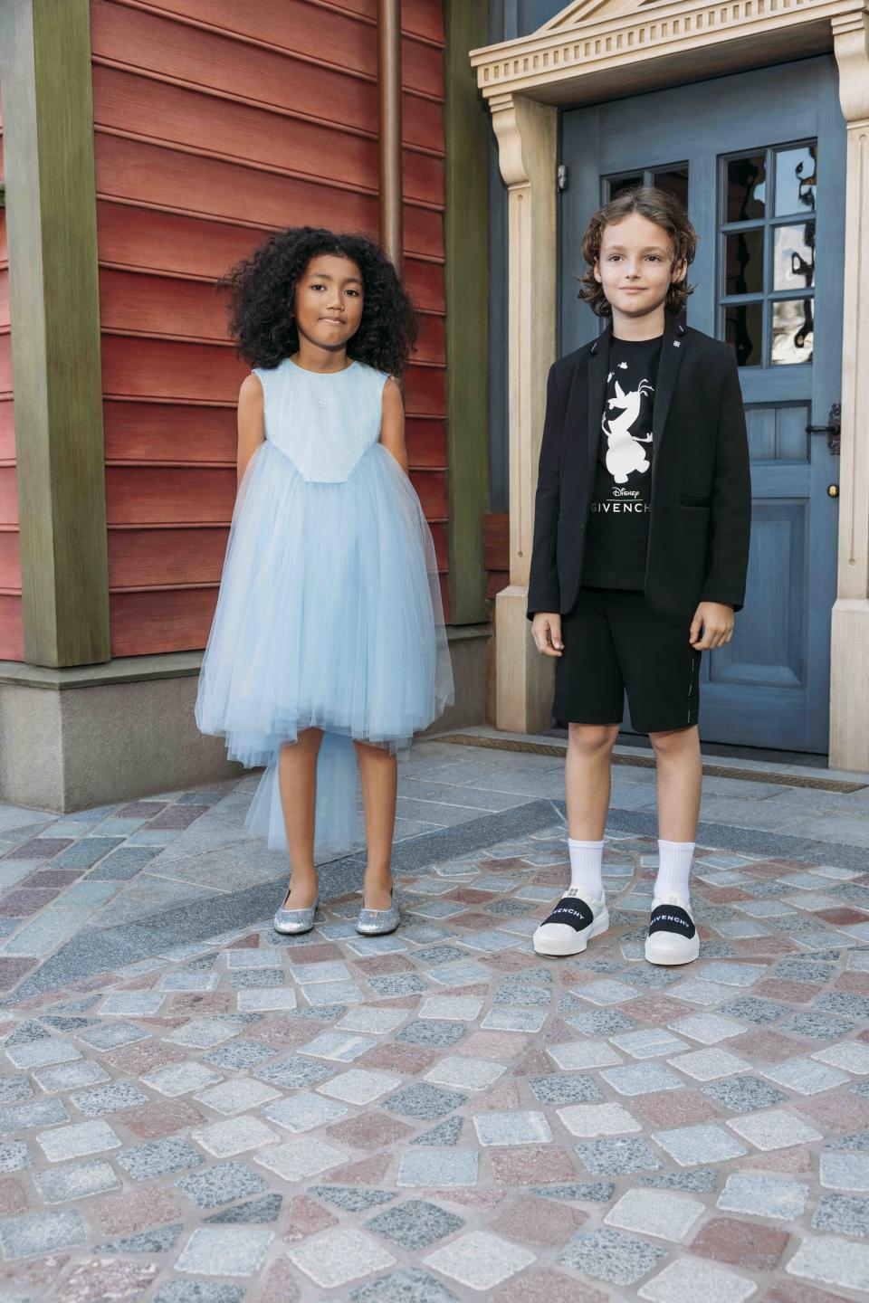 Looks from Givenchy's "Frozen" collection for spring 2024