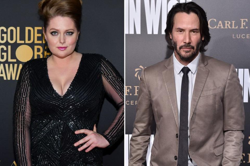 Lauren Ash, Keanu Reeves | Rodin Eckenroth/Getty Images, Axelle/Bauer-Griffin/FilmMagic