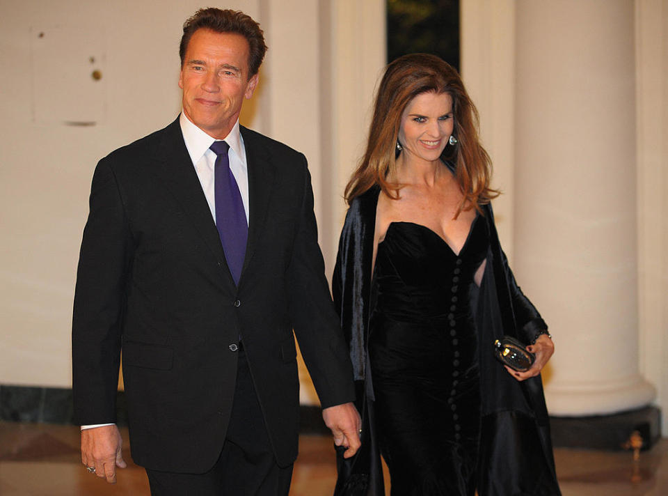Arnold Schwarzenegger and Maria Shriver.