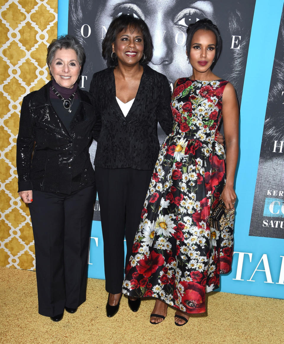 Barbara Boxer, Anita Hill, and Kerry Washington get together and strike a pose for the cameras.