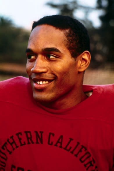 O.J. Simpson, born as Orenthal James Simpson,  was a star football player at the University of Southern California.