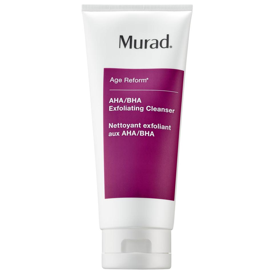 6) Murad AHA/BHA Exfoliating Cleanser