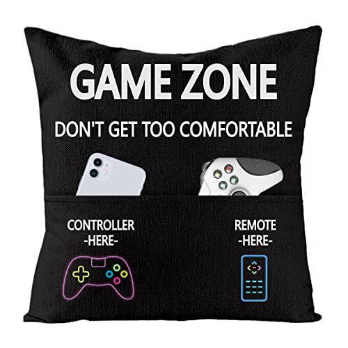 1) Video Game Pillow Cover