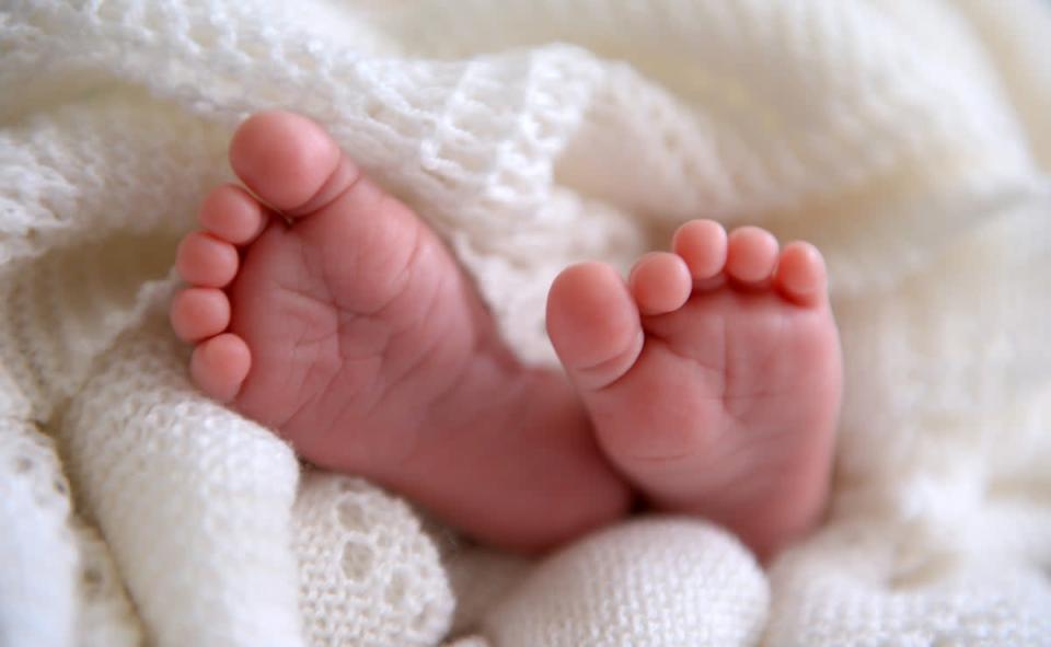 Baby feet (Andrew Matthews/PA) (PA Wire)