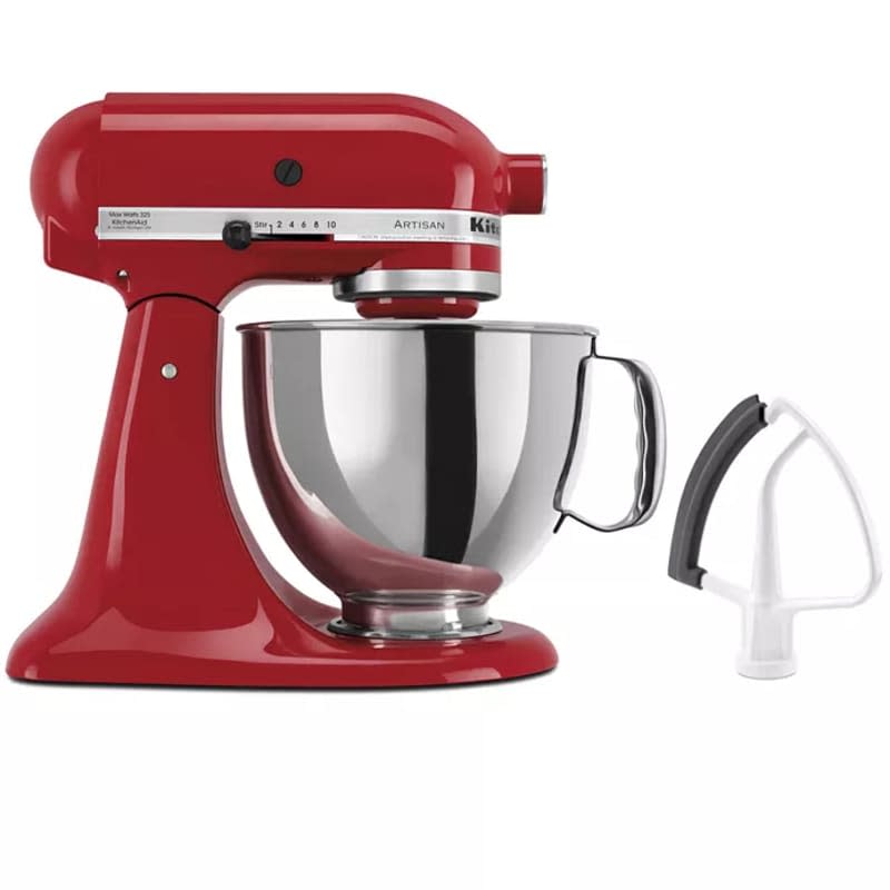 KitchenAid Artisan Series Bundle 5-Quart Tilt-Head Stand Mixer with Flex Edge Beater