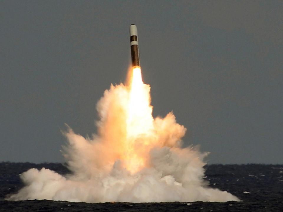 Shapps said the government retained ‘absolute confidence’ in the UK’s nuclear deterrent (AP)