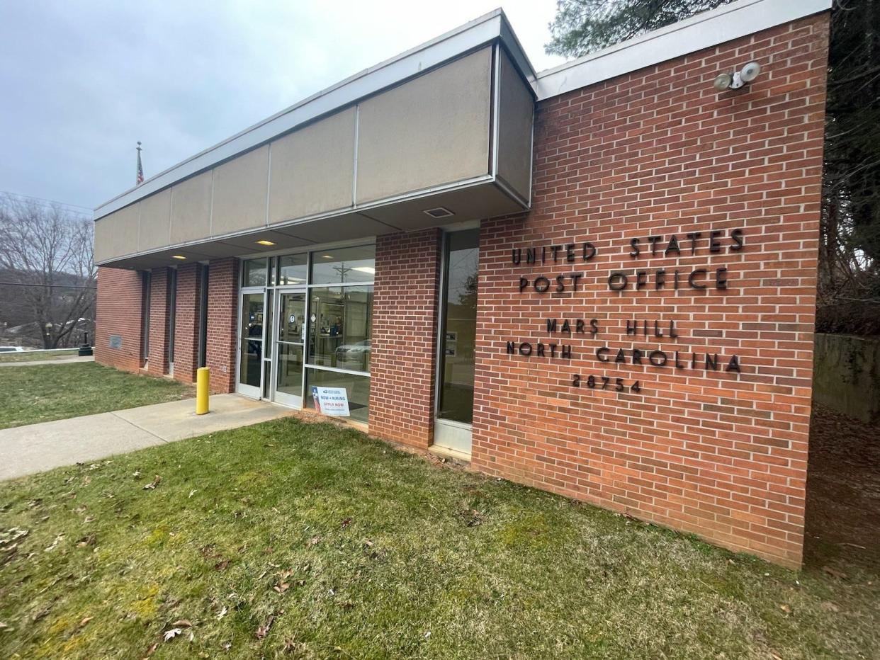 A man died after being run over by a carrier attempting to back up to the back parking lot area at the Mars Hill post office, located at 65 S. Main St.