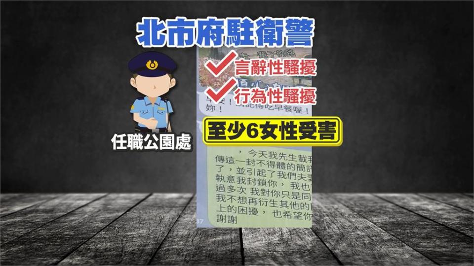 北市府公園處女員工控訴遭駐衛警騷擾5年　被害者秀Line訊息為證