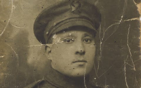 Robert Rinder's great-grandfather Israel in an Army photo from the First World War - Credit: Robert Rinder/BBC 