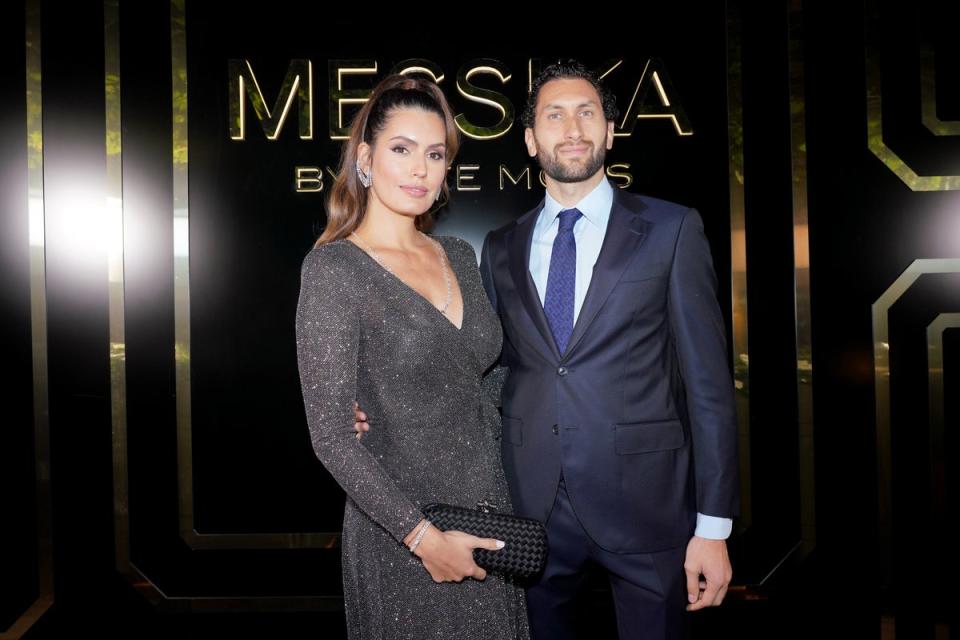 Brenda Fayed and Karim Fayed (Getty Images For Messika)