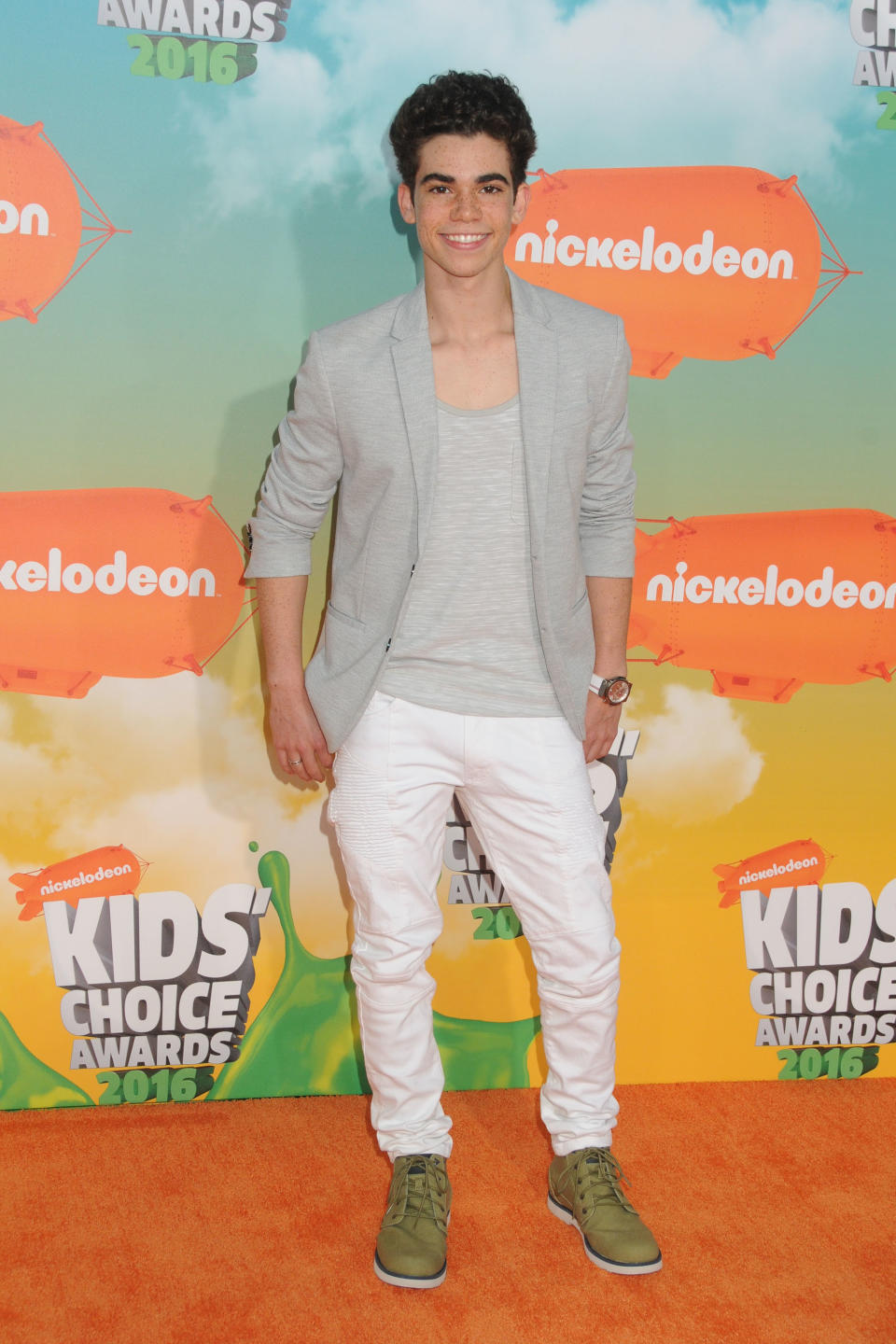  Cameron Boyce. 2016 Nickelodeon Kids' Choice Awards held at The Forum. Photo Credit: Byron Purvis/AdMedia *** Please Use Credit from Credit Field ***