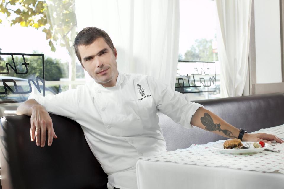 This undated photo courtesy of Sarah Dorio shows chef Hugh Acheson. In Georgia, Canadian Acheson showcases the Mediterranean potential of Southern staples such as ramps, morels and veal sweetbreads. Southern food may be the country's only true regional cuisine, but much of its distinctiveness comes from its ability to blend. (AP Photo/Sarah Dorio, File)