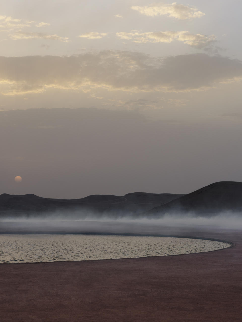 The Agafay Desert was the setting for the Saint Laurent fashion show. - Credit: Courtesy of Saint Laurent