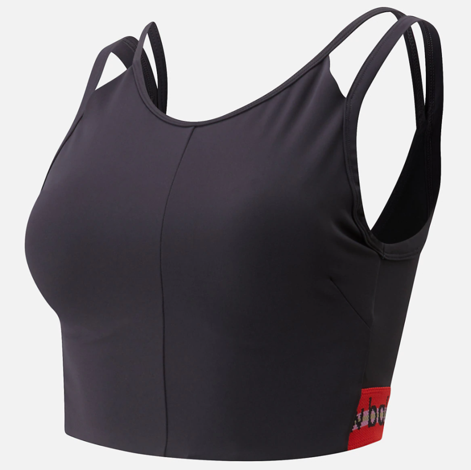 Determination Feel The Cool Strappy Crop Top in Phantom