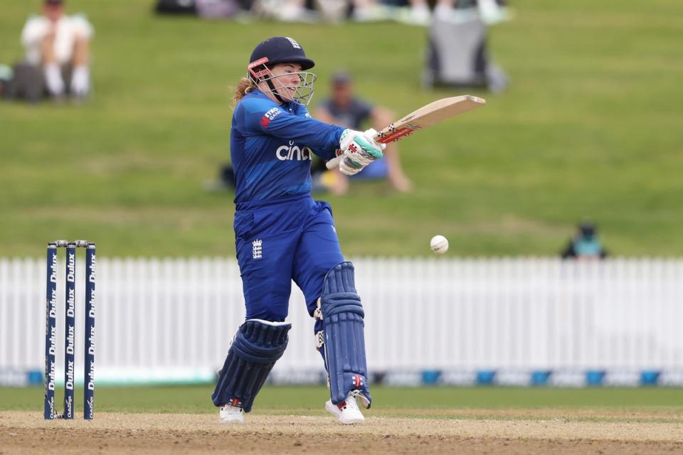 Top scorer: Tammy Beaumont hit 81 to set England on their way to victory over New Zealand (Getty Images)