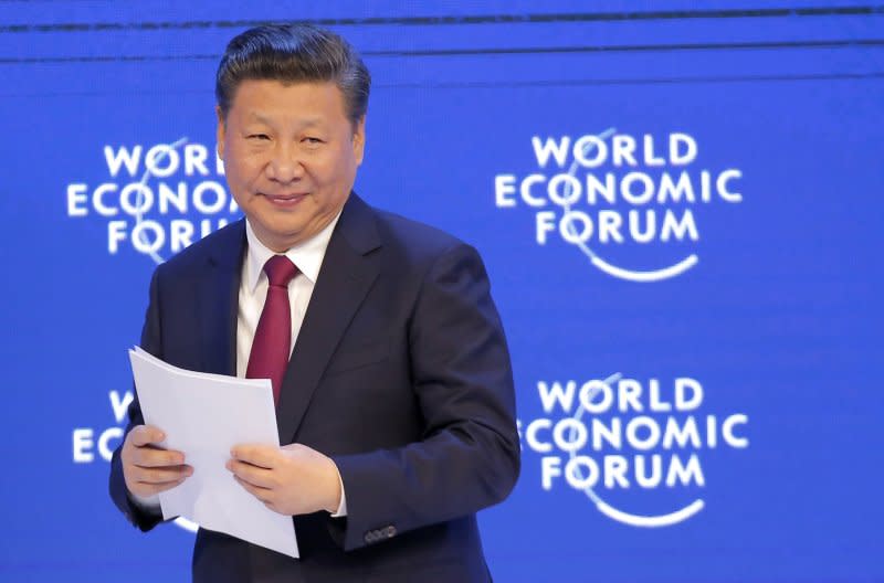 中國國家主席習近平參與瑞士達沃斯（Davos）世界經濟論壇（AP）