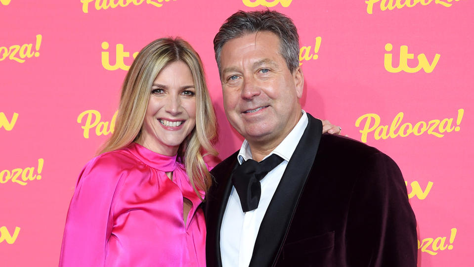 Lisa Faulkner and John Torode, who got married last year, are creating daily recipes while in lockdown together