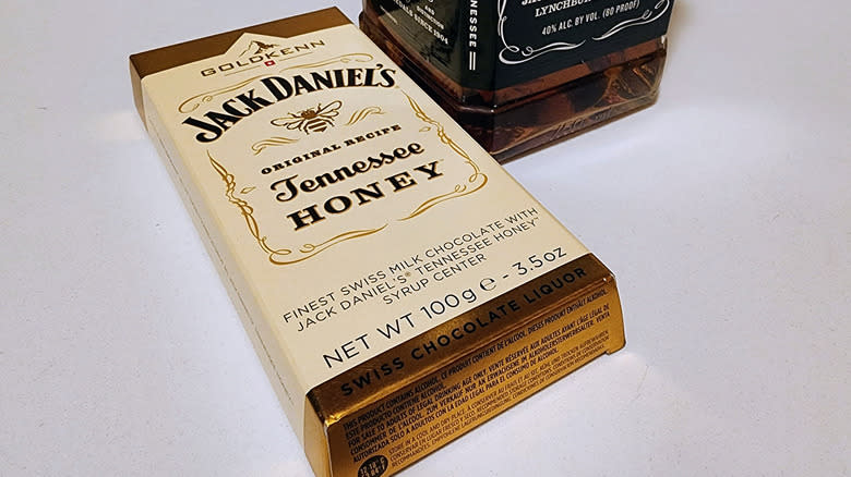 Jack Daniel's honey chocolate bar