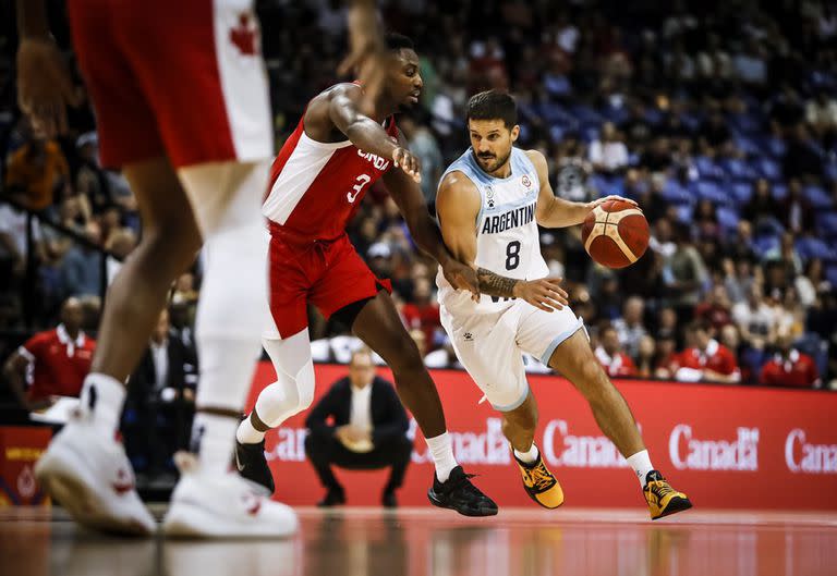 Nicolás Laprovittola fue el máximo anotador argentino ante Canadá con 30 puntos