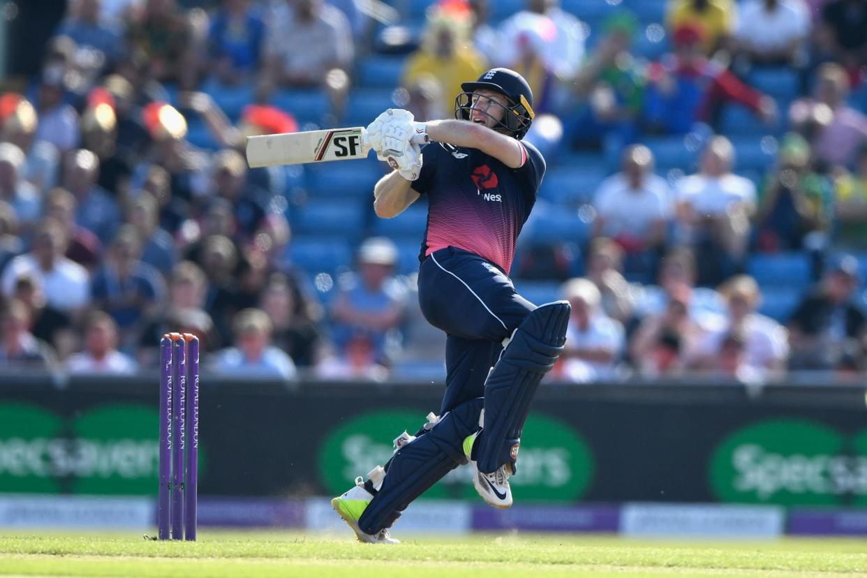 Centurion: Eion Morgan secured his 11th century for England on Wednesday: Getty Images