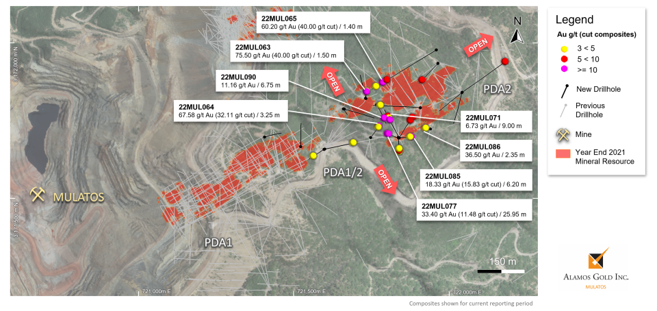 Figure 3 _ Puerto Del Aire, PDA1 and PDA2 New Drilling Results