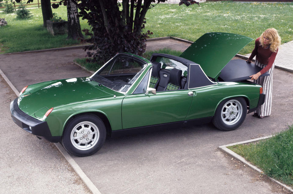 <p>Despised by Porsche afficionados but great to drive and very costly when new, the 914 was fitted with a tuned VW 411 powerplant that displaced 1.7, 1.8 or 2.0 litres – a few were fitted with a 2.0-litre flat-six from the Porsche 912. Over 100,000 Porsche 914s were made.</p>