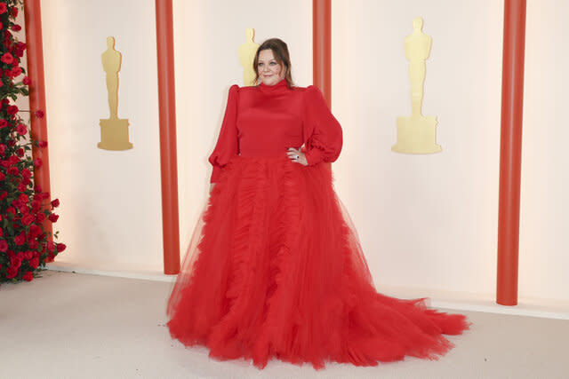 Melissa McCarthy wearing Christian Siriano at the 95th Oscars