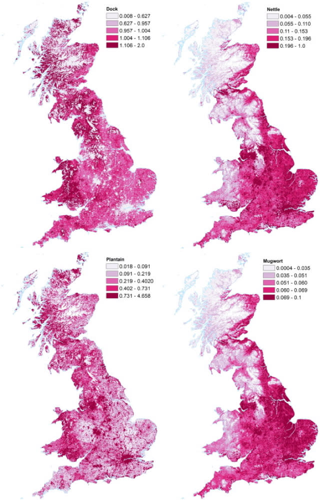 First ever hay fever map reveals UK pollen hotspots