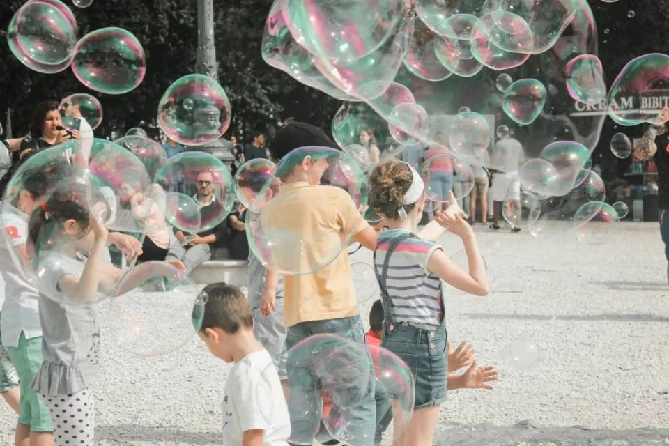 activities during june school holidays - bubble feista