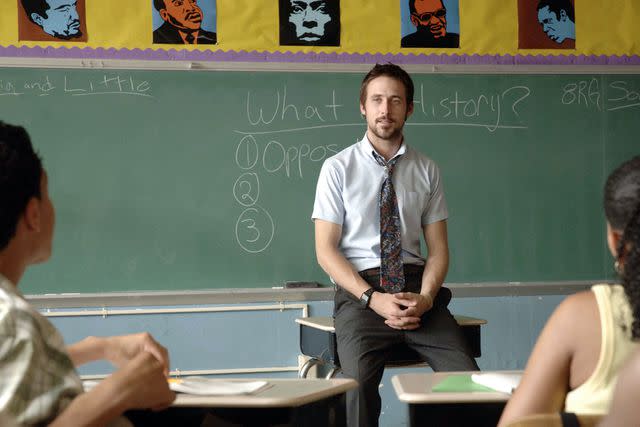 <p>Journeyman/Kobal/Shutterstock</p> Ryan Gosling in 'Half Nelson'.