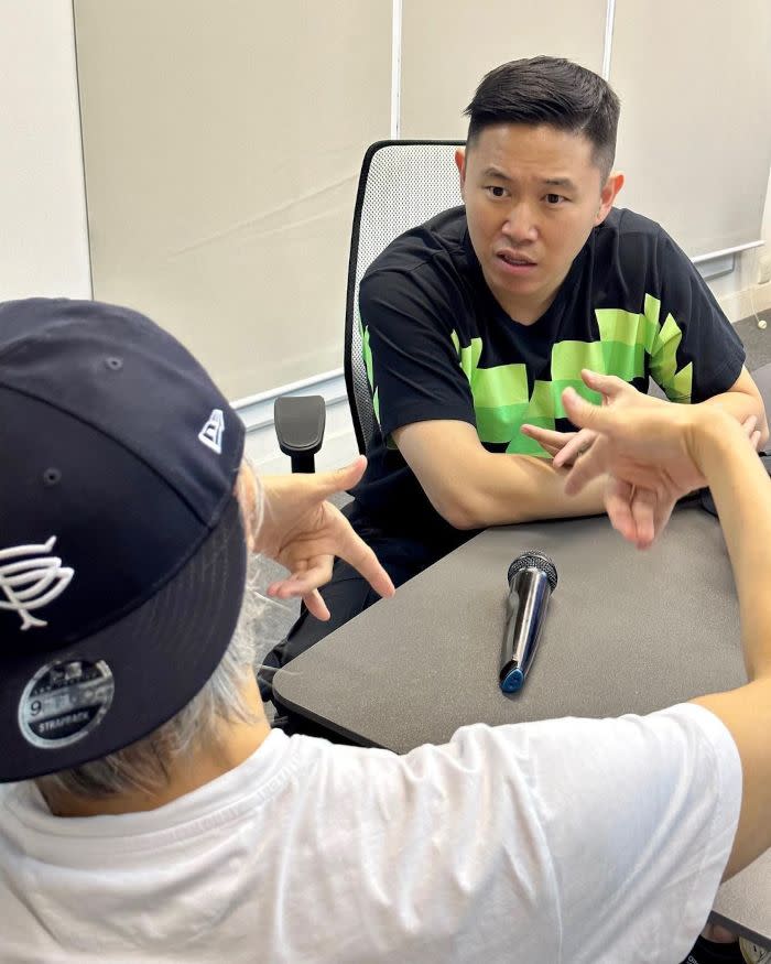 MC Jin meets with Stephen Chow recently
