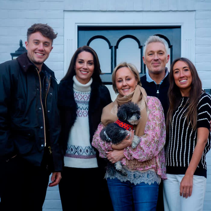 Martin Kemp con su familia y Kate Middleton