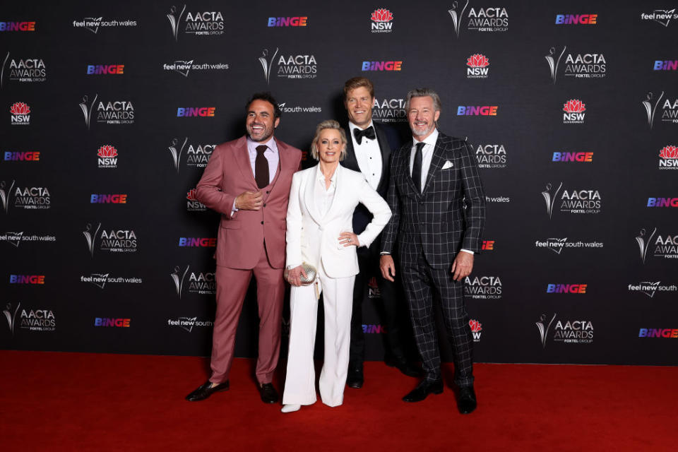 The Living Room cast at the AACTAs.