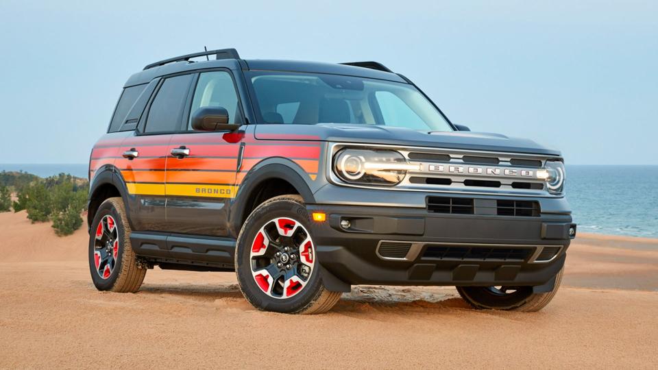 2024 Ford Bronco Sport Gets Retro Graphics and Seats With Free Wheeling Edition photo