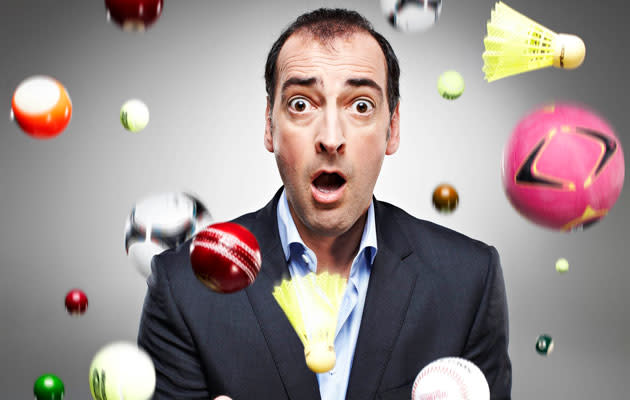 <b>You Cannot Be Serious! (Sat, 7.30pm, ITV1)</b><br> Alistair McGowan has a new topical entertainment show that combines impressions, sketches and clips and focuses on the world of sport. With England just about to begin their Euro 2012 campaign, manager Roy Hodgson gets the McGowan treatment, and football pundits including Robbie Savage, Gareth Southgate and Gary Neville are also taken off. The six-part series, which is executive produced by ITV’s weekend primetime star man Harry Hill, should have plenty of material in a packed sporting summer ahead. But comedy fans who don’t care for sport should also give it a look: Louie Spence, Jessie J and Peter Andre are in for some lampoonery as well.