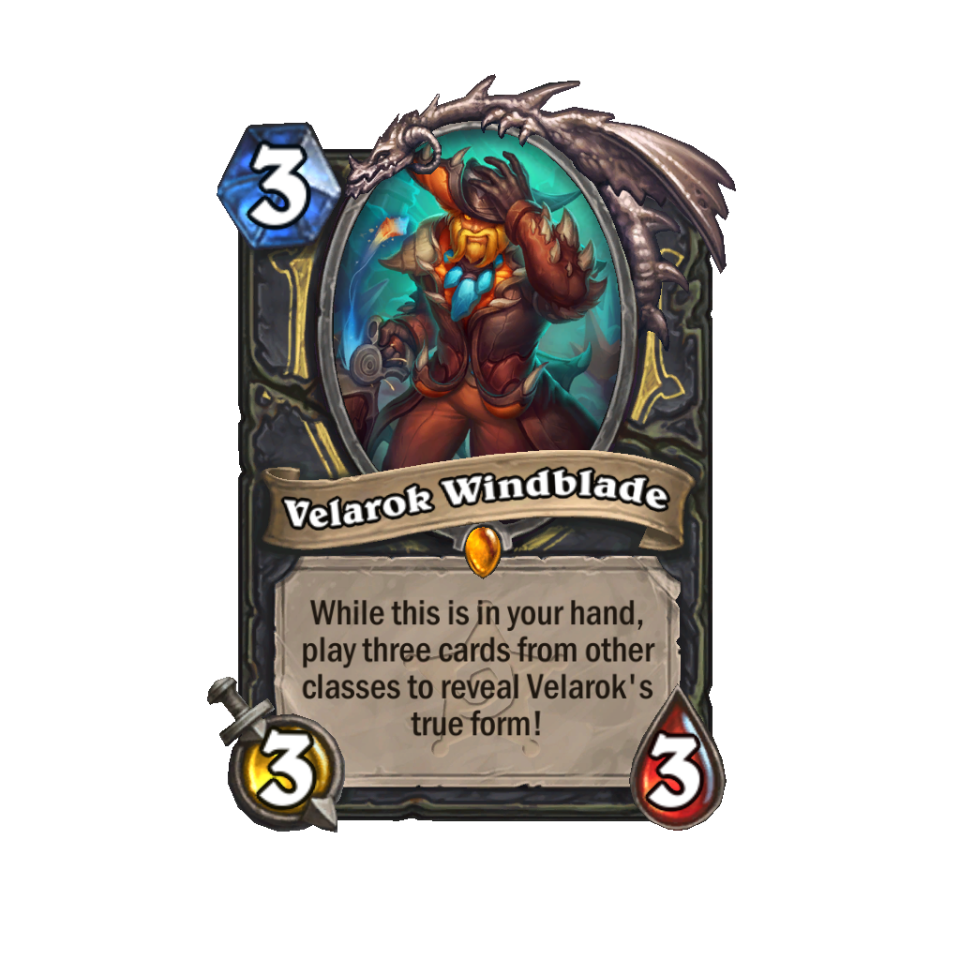 Card art from Showdown in the Badlands revealed at BlizzCon 2023.