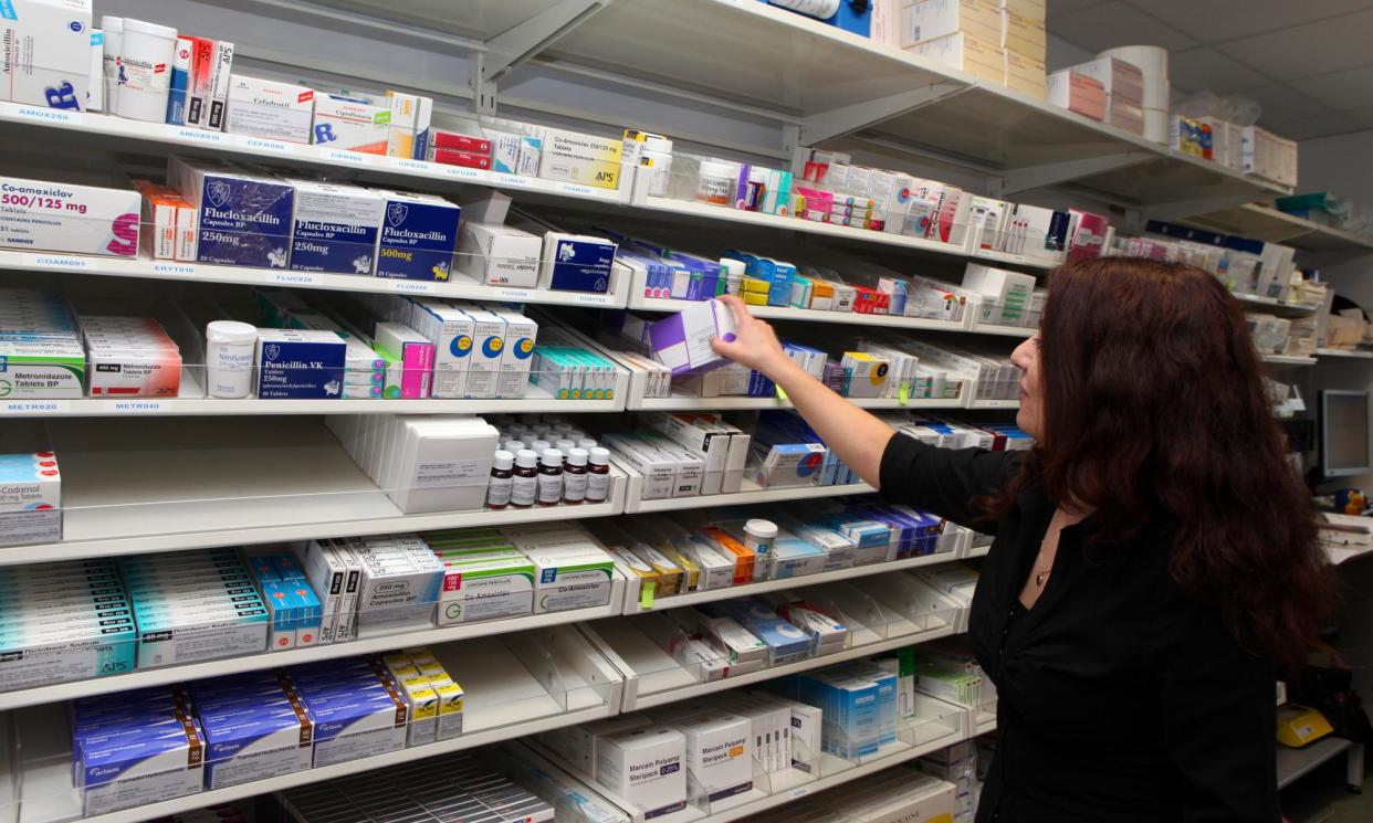 <span>There are currently 100 drugs listed as in short supply, including antibiotics, HRT and cancer medications.</span><span>Photograph: Graham Turner/The Guardian</span>