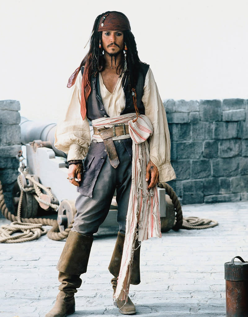 <b>27. His commitment to giving back:</b> Depp paid a visit — in character as Captain Jack Sparrow — to the Great Ormond Street Hospital in Paris as a thank you for their successful treatment of his daughter Lily Rose's E.coli infection which caused a kidney failure ... and also donated $2 million to drive home the point.