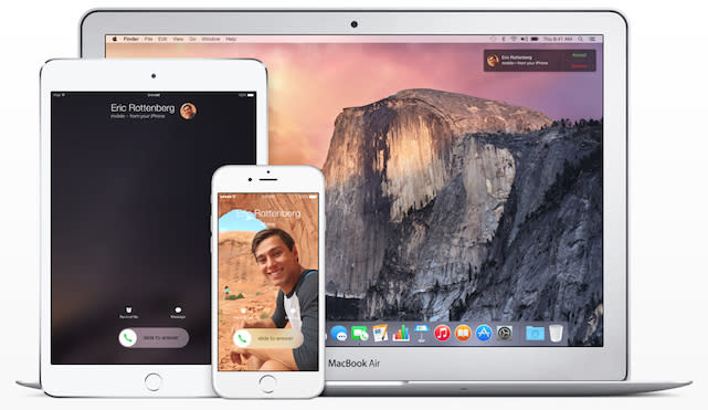 OS X Yosemite and iOS 8