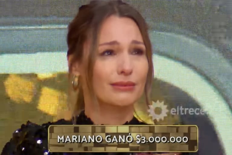 Pampita se quebró hasta las lágrimas al ver a Mariano y su hija Agustina (Foto: Captura / eltrece)